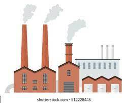 Factory Vector Old Brick Industrial Architecture Stock Vector (Royalty Free) 512228446 | Shutterstock
