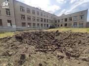 рашистські ракети влучили у школу-інтернат 