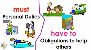 WW1 Unit 8.2/A Modal verbs: have to/don't have to, mustn't