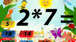 Закріплення таблиці множення на 2,3,4,5,6,7,8,9 з Lego