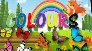 Інтерактивна презентація (тренажер-гра) "Colours"