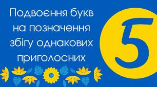 (Копія) Подвоєння букв на позначення збігу однакових приголосних 