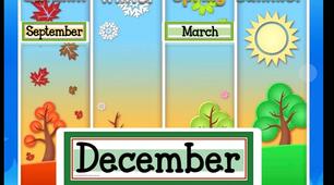 Інтерактивна вправа-гра "Seasons and months"
