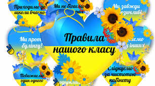 Плакати Правила нашого класу