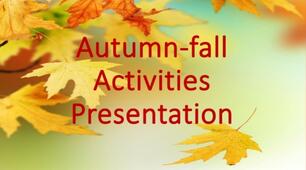 Autumn-fall activities. Презентація до уроку англійської мови