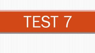 Тренувальний тест №7 для підготовки до ДПА та ЗНО з англійської мови