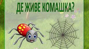 Дидактична гра "ДЕ ЖИВЕ КОМАШКА?"