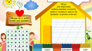 Картки для списування до тижня "Моя родина"