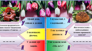 ЛЕГО картки до тижня "Весна" НУШ 1 клас "Склади вірш"
