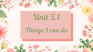 GG1/Unit 5.1. Things I can do