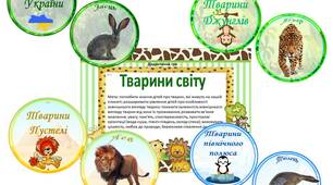 Дидактична гра «Тварини світу»
