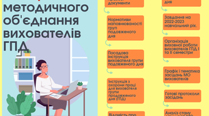 Матеріали МО вихователів ГПД. Звіт про роботу методичного об'єднання вихователів групи подовженого дня з готовими протоколами і виступами