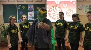 Сценарій виступу екобригади "Атака вірусів"