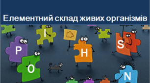 Презентація уроку "Елементний склад живих організмів"