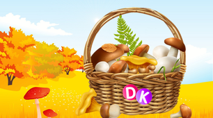 Дидактична гра "Грибний кошик"