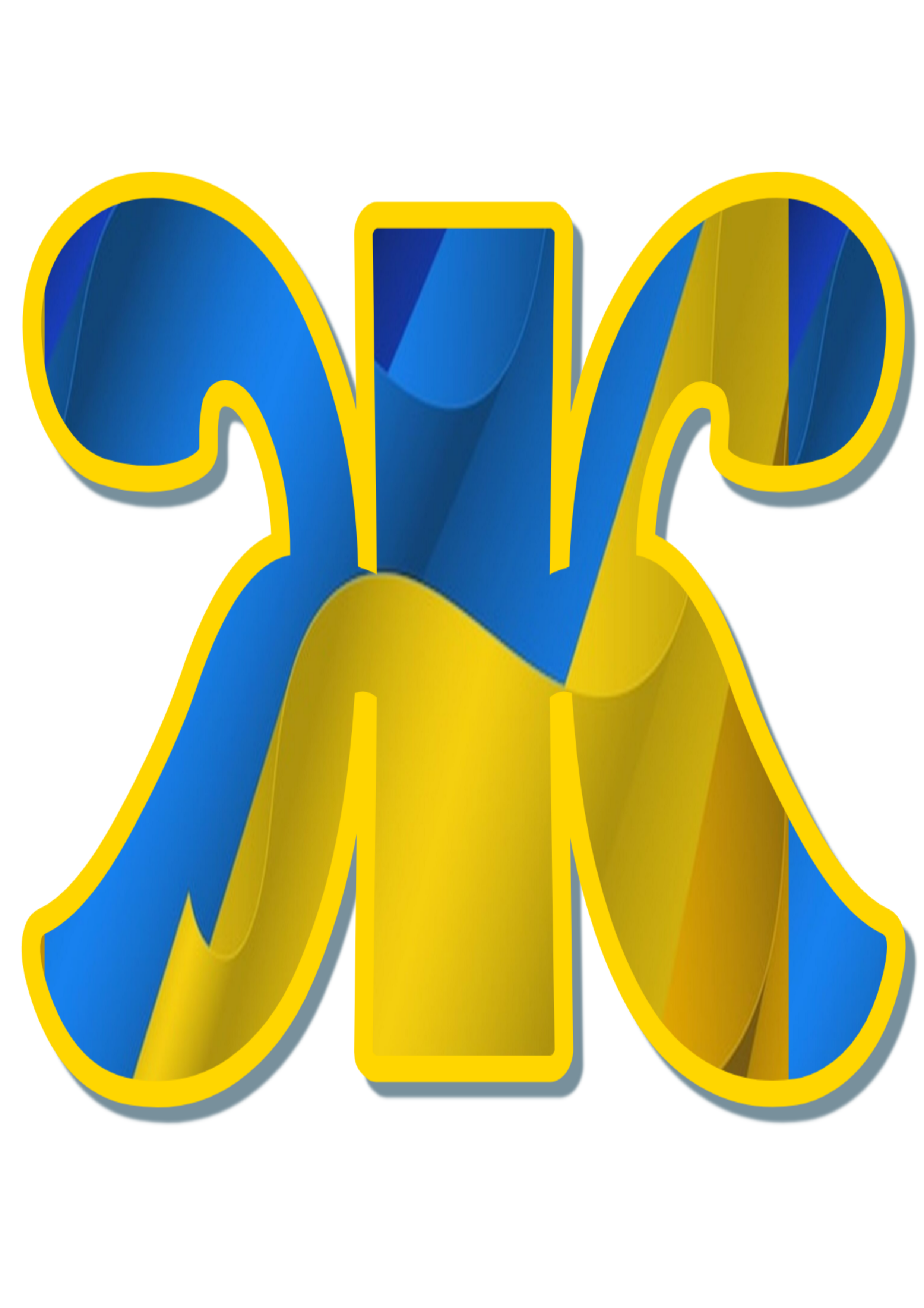 Патріотичні літери алфавіту для оформлення | Ілюстрації. Дидактичні ...