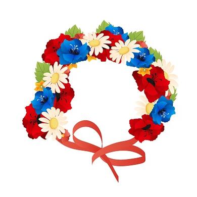 Floral Decorative Ornament IN Ukrainian Folk Style stock photos