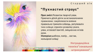 Заняття в різно вікових групах ДНЗ + "Інноваційні техніки малювання"