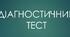 Діагностичний тест за підсумками курсу історії 9 класу
