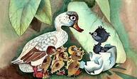 Гидке каченя. Г.К.Андерсен. Казка українською з малюнками онлайн