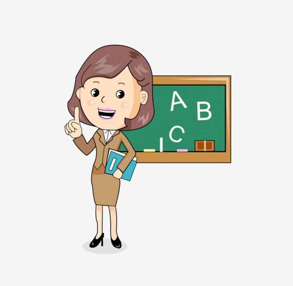 Teachers Day Teacher Textbook Female Teacher, Teacher Clipart, Class, Blackboard PNG and Vector with Transparent Background for Free Download | Teacher cartoon, Teachers day drawing, Teacher logo