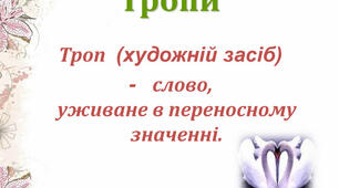 Метафора, метонімія, їхня роль у мовленні.
