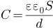 https://latex.onlinetestpad.com/14/black/C%20%3D%20%5Cfrac%7B%CE%B5%CE%B5_%7B0%7DS%7D%7Bd%7D