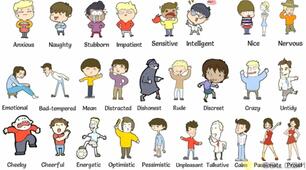Personality vocabulary Karpyuk 10 Workbook Ex 1 p 7
