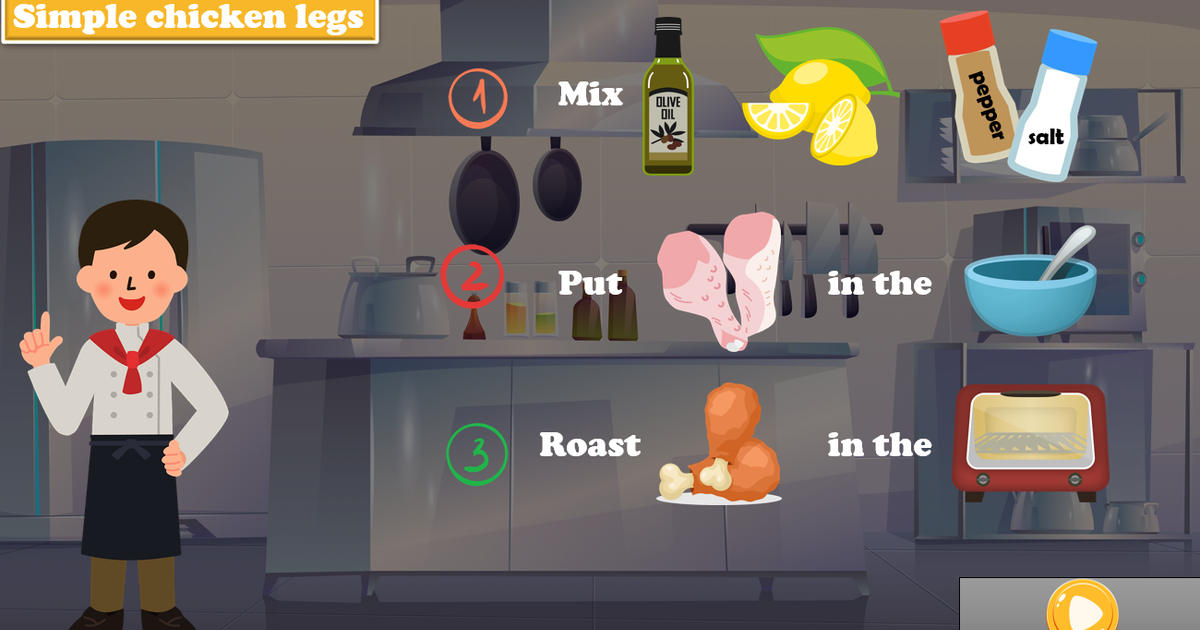 Презентація - гра "Cooking Show" | Презентація. Англійська мова