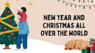 Тематичний урок "New Year and Christmas" (Презентація, план уроку, worksheet)