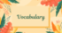 GE B2 Unit 1 Vocabulary