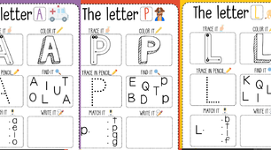 ABC (Alphabets)| worksheets | Абетка