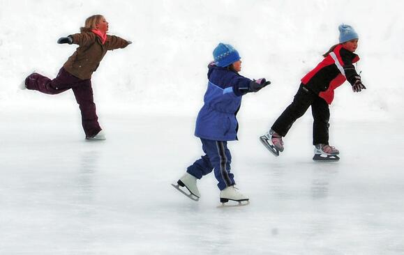 Ice" skating coming to One Loudoun for one day only - The Burn