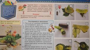 Конспект-конструктор уроку з дизайну і технологій 3 клас НУШ (Савченко) " Осінній букет "(до альбома-посібника" Маленький трудівничок" Л.Роговська)