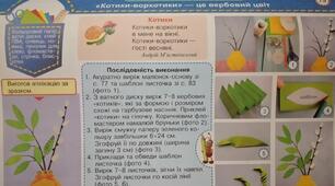 Конспект-конструктор уроку з дизайну і технологій 2 клас НУШ (Савченко) "Котики-воркотики"