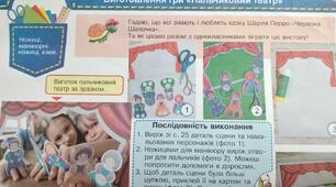 1 клас НУШ Дизайн і технології  Театр. Виготовлення гри «Пальчиковий театр»