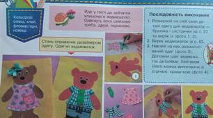 1 клас НУШ Дизайн і технології "Одяг для ведмежаток"