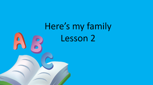 Презентація "Here's my family 2"