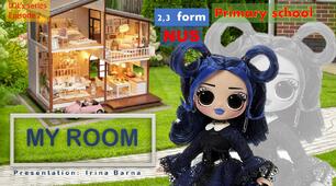 Презентація  на тему “My Room” («Моя кімната») до уроку англійської мови в початковій школі.