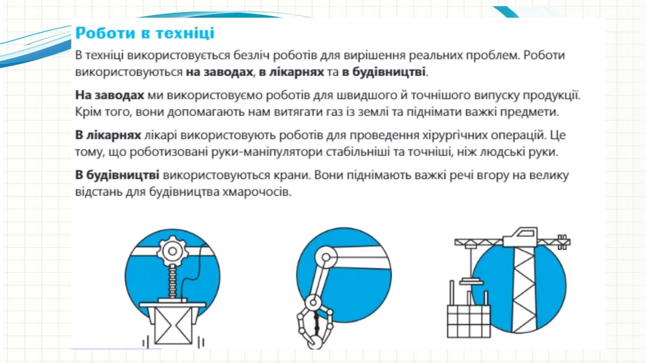 Робототехніка 5 клас. Урок 1. Історія виникнення робототехніки. Види ...