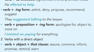 5.5 Reporting verbs