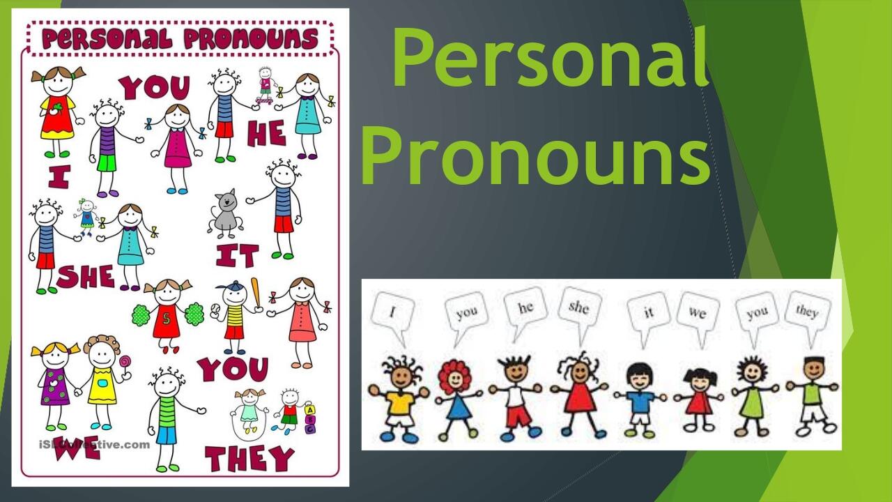 Презентация personal pronouns