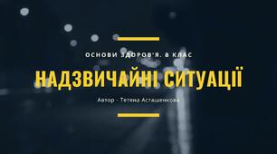 Презентація на тему: "Надзвичайні ситуації. Класифікація НС. Основні принципи порятунку і захисту людей у НС. Основні положення законодавства України щодо порятунку і захисту людей у НС. Сигнали оповіщення населення про НС"