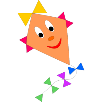 Vector drawing of kite | Free SVG