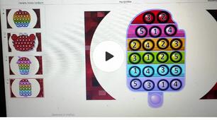Презентація -гра Numbers 1-5 "Pop it"