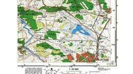 Практична робота 1 "Визначення на топографічної карте відстаней, азимутів, абсолютних і відносних висот точок"