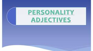 (Копія) Personality adjectives 