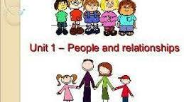 10. People and Relationships. Test work.