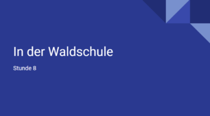 презентація  для 6 класу урок 8 на тему "In der Waldschule"