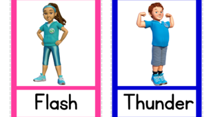 Quick Minds 1. Флешкартки Супергерої: Thunder, Misty, Whisper, Flash